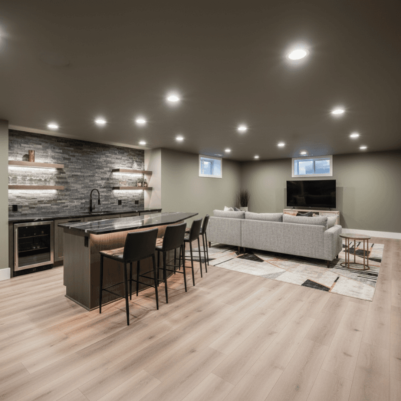 Full basement renovation