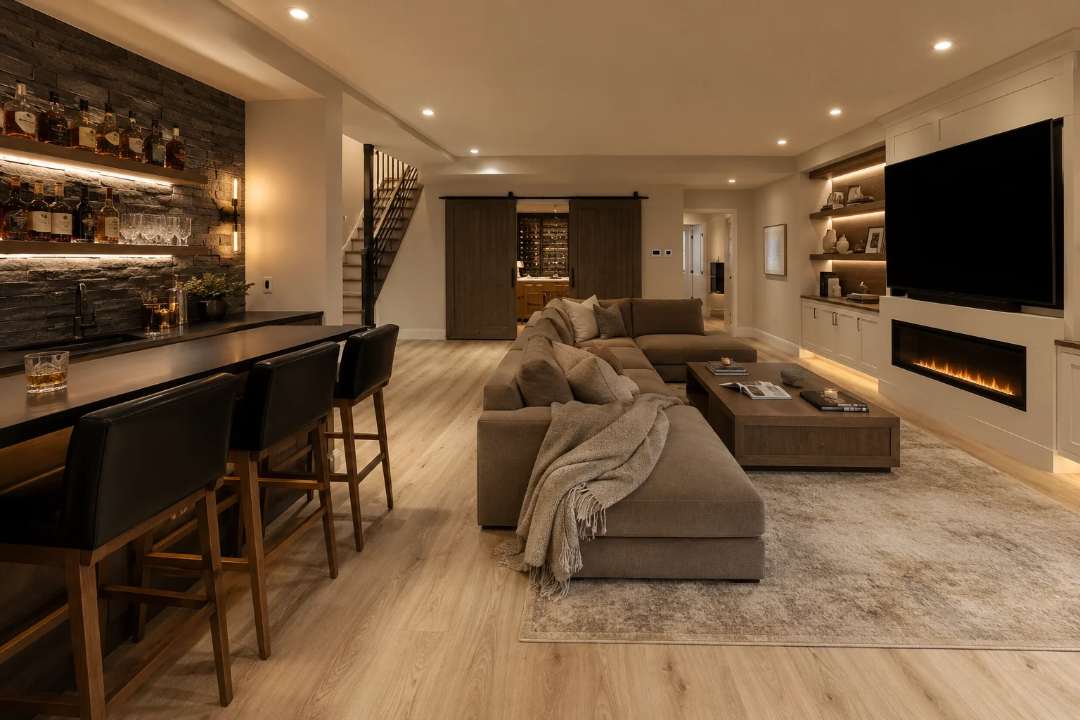 Basement Developments - professional Calgary construction services by PCND
