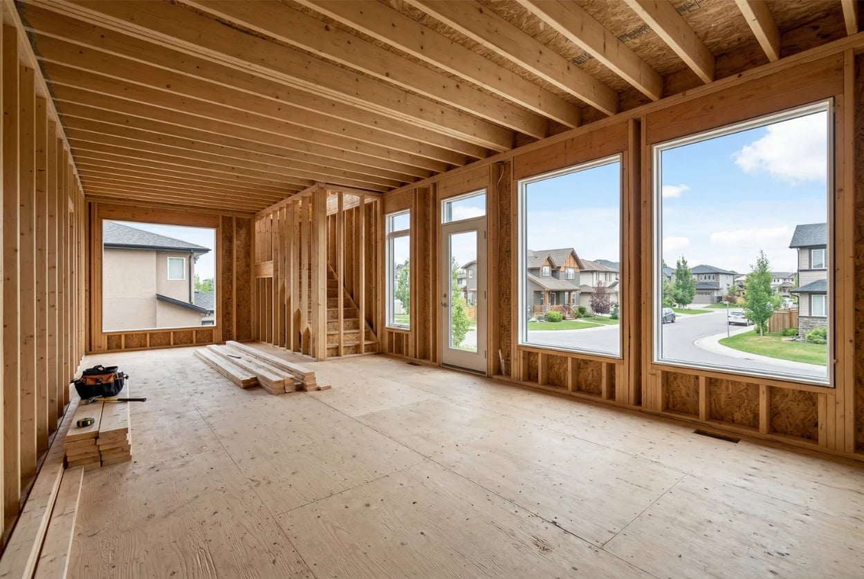 Framing - professional Calgary construction services by PCND